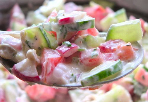 ინდური სალათი რაიტა