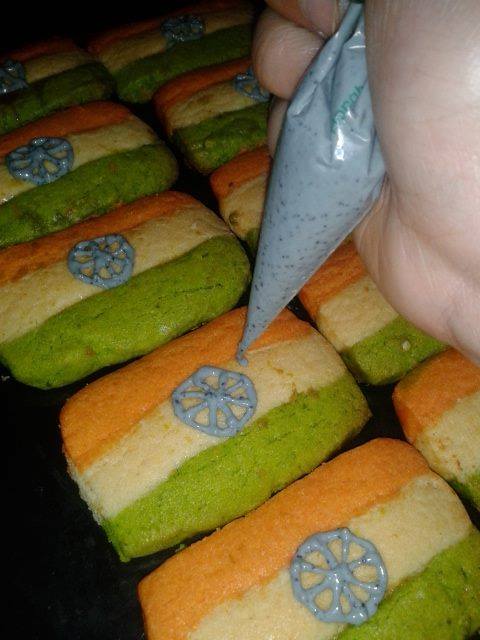 ინდური დროშის ფორმის ნამცხვრები